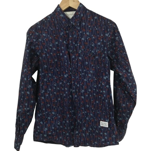 Norse Projects Abstract Button Down Up Long Sleeve Shirt Size S Anton Branch - Picture 1 of 13